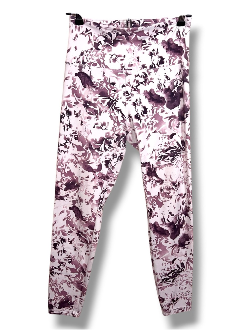 Medium Balance Collection Activewear Leggings Purple Print Floral Abstract Yoga